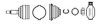 FARCOM 134629 Joint Kit, drive shaft